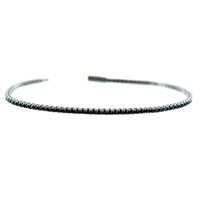 Bracelet Zancan Tennis in Silver Spinello ESB075-18 BLACK - ESB075-18 BLACK